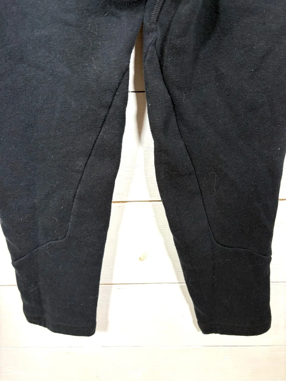 Alo Yoga Urban Moto Joggers Womens S Black Ribbed Knee Zip Pocket Sweatpants